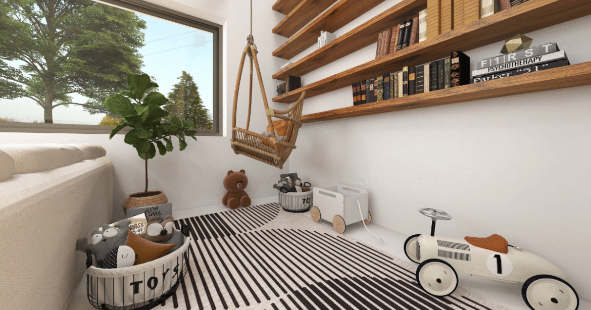 Yes, your home can be calm and beautiful (Even if it feels like a toy store right now)